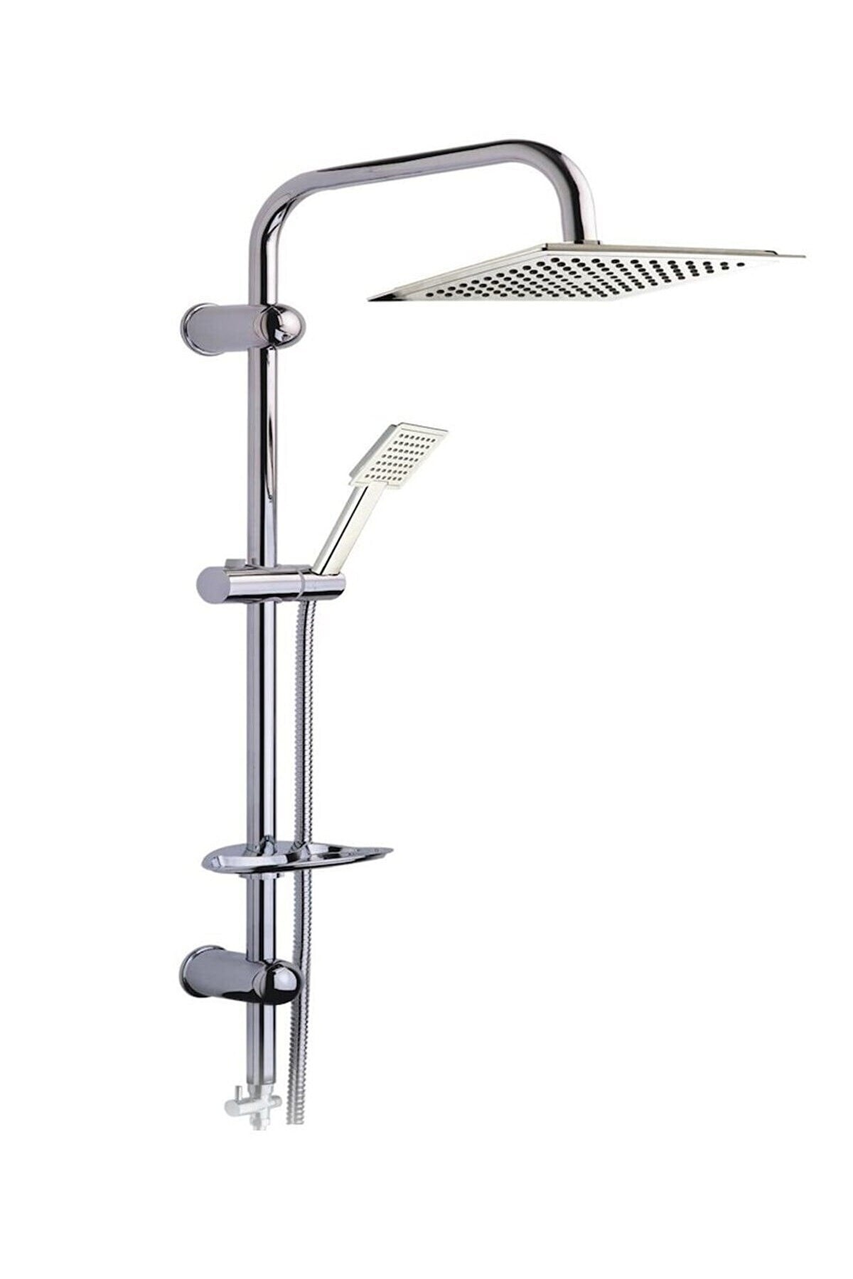 Dubai Duş Seti Çiftli Yağmurlama Robot Duş Seti Krom Duş Takımı