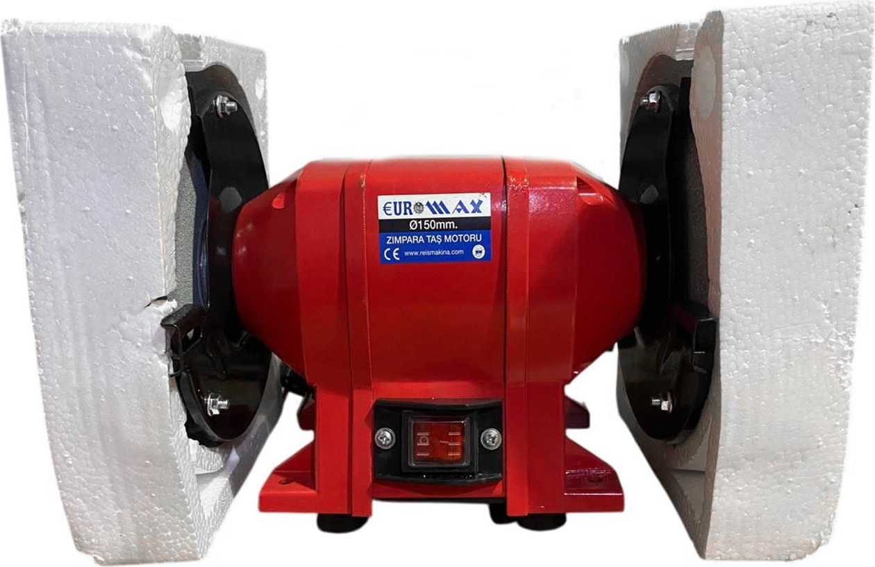 Elektrikli Bıçak Kesici Bileme Taş Motoru 150 mm Zımpara 250 Watt 3560 Devir Euromax EMX71003