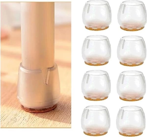 Sandalye Pabucu,masa,koltuk,tabure Ayak Kılıfı 8 Adet (Small)