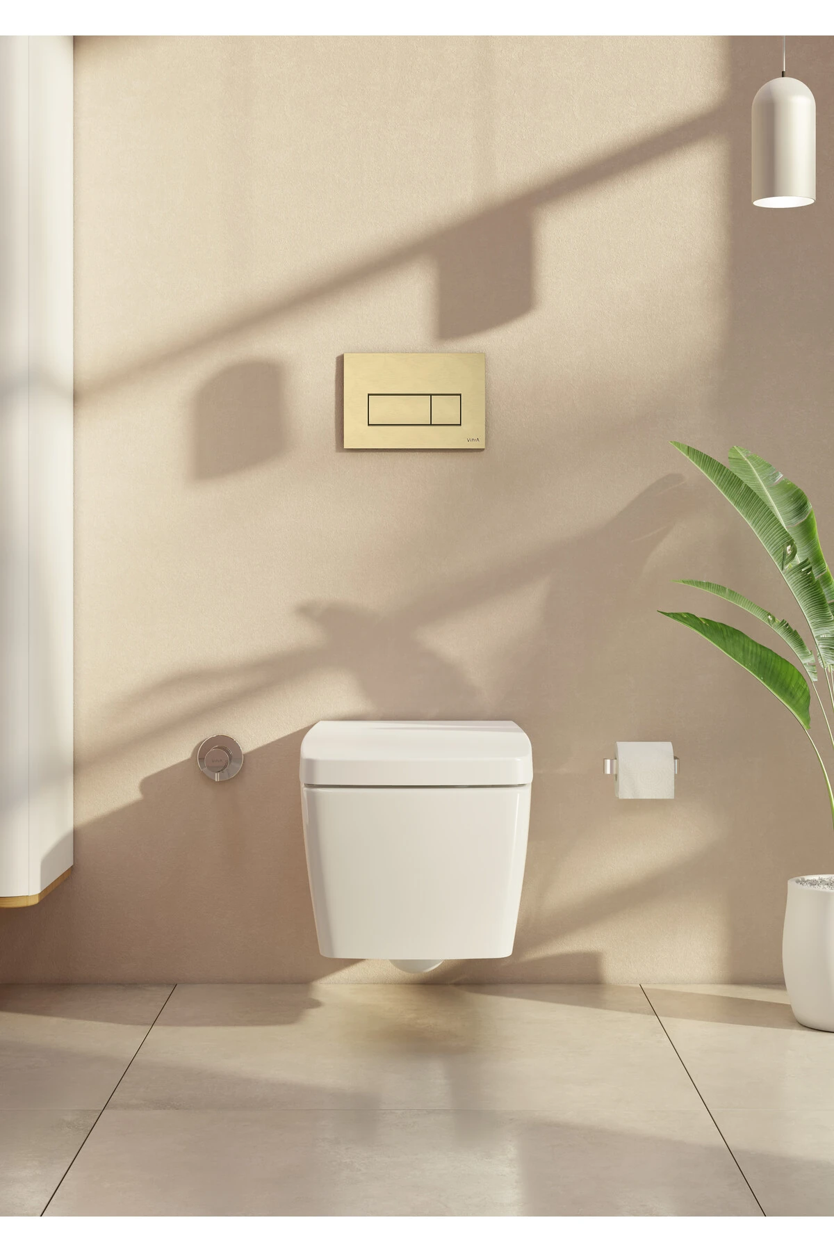 Root Square 740-2325 Kumanda Paneli, Fırçalı Altın