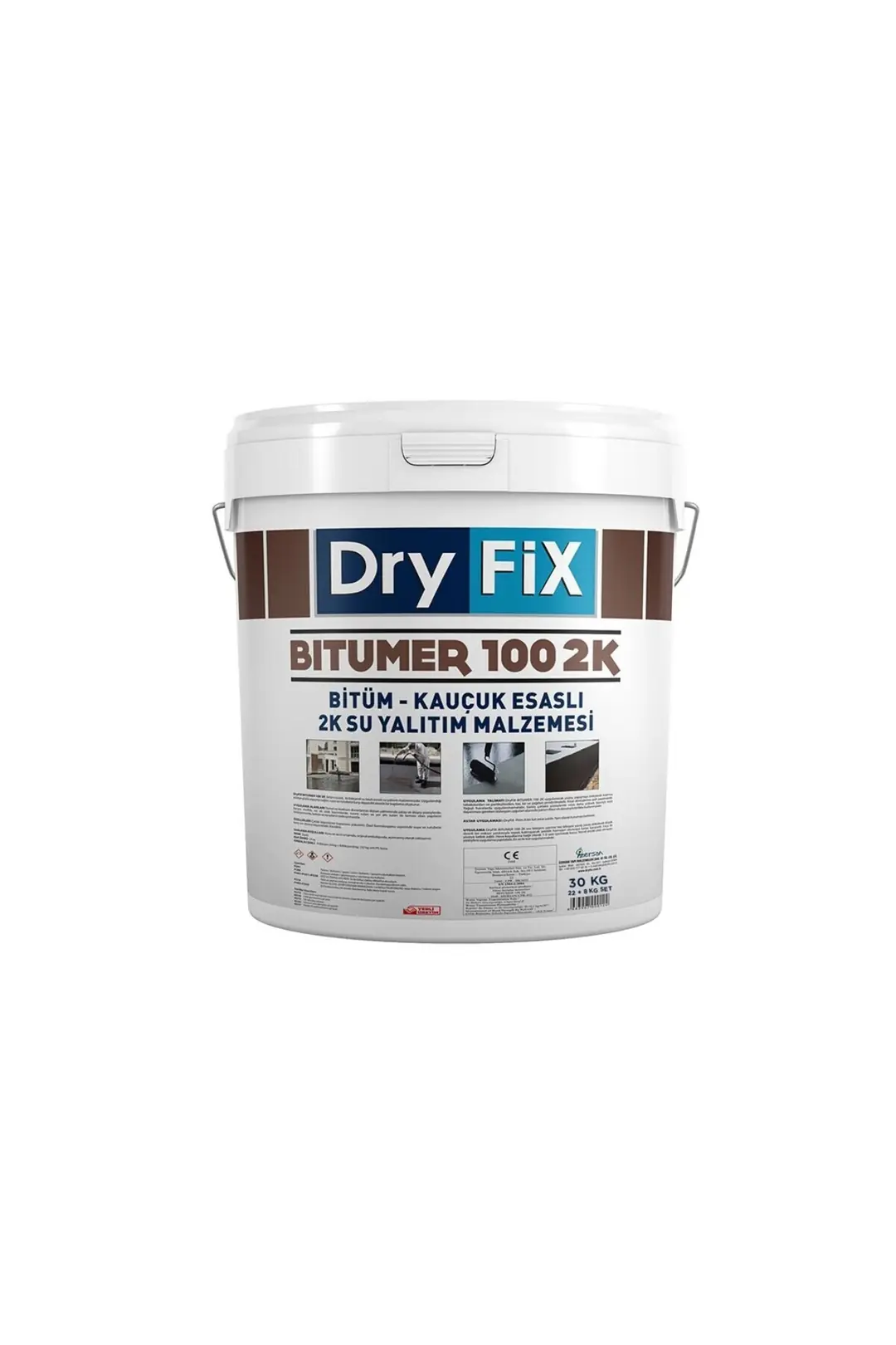 Bitümlü Çift Komponentli Likit Membran 30kg | Bıtumer 100 2k