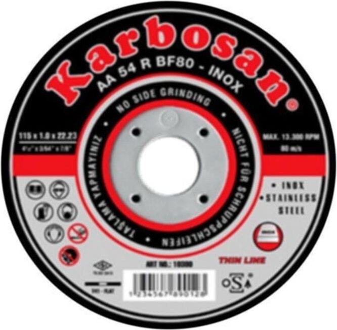 KARBOSAN Inox Metal Kesici 115 mm