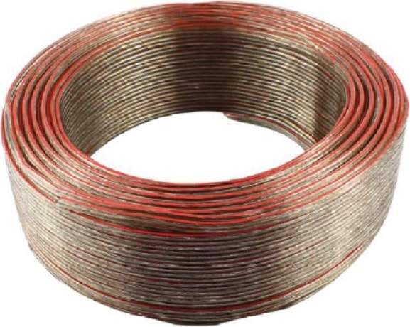 Elektrik Kablosu 2 x 0,75 Kordon Kablosu Şeffaf 20MT.