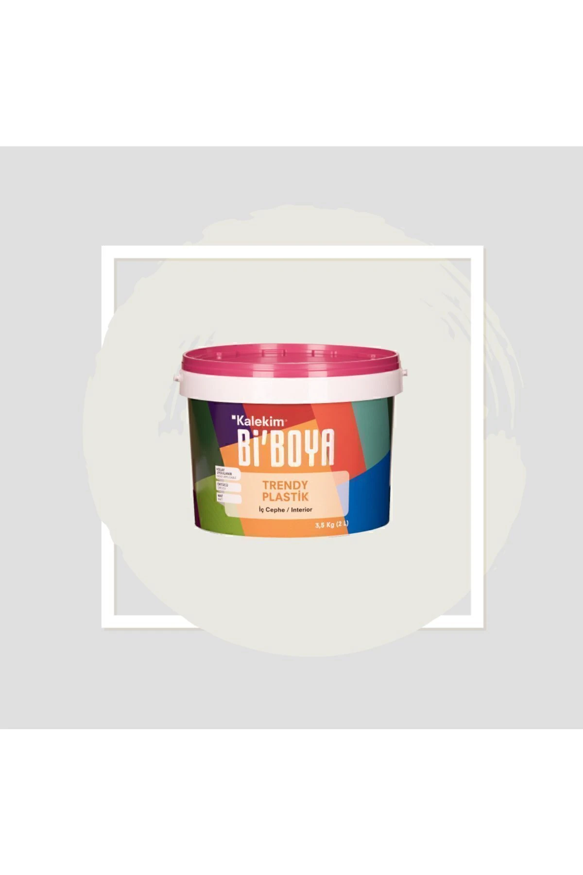 Ekonomik Mat Iç Cephe Boyası 3,5 Kg Pamuk