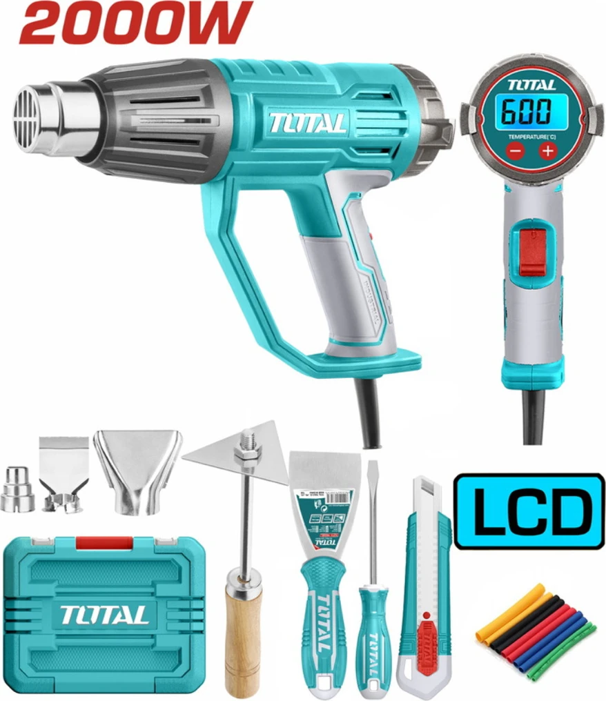 LED Ekranlı Sıcak Hava Tabancası 220V TB200561