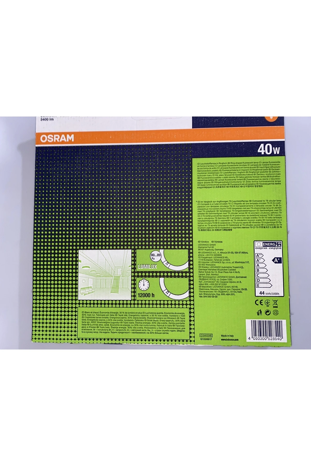 Simit Ampul T5 40w/840 Simit Floresan Gün Işığı4000k