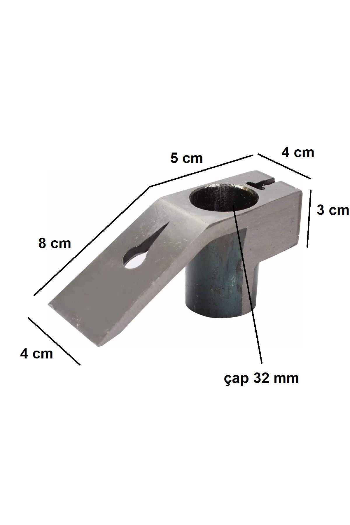 Çelik Kısa 11 Cm Mıknatıslı Usta Keseri Kalıpçı Dövme Çelik 430 gr B Koç Sapsız