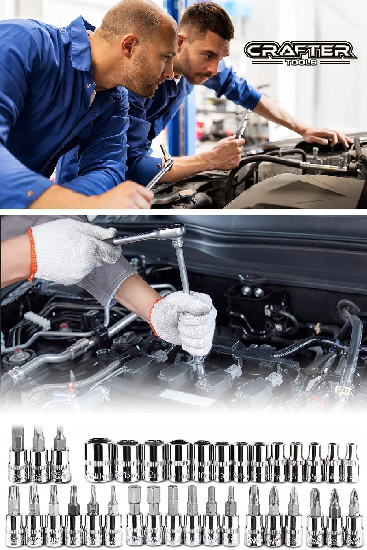 tools Alman 46 Parça 1/4 Küçük Lokma Takımı Seti