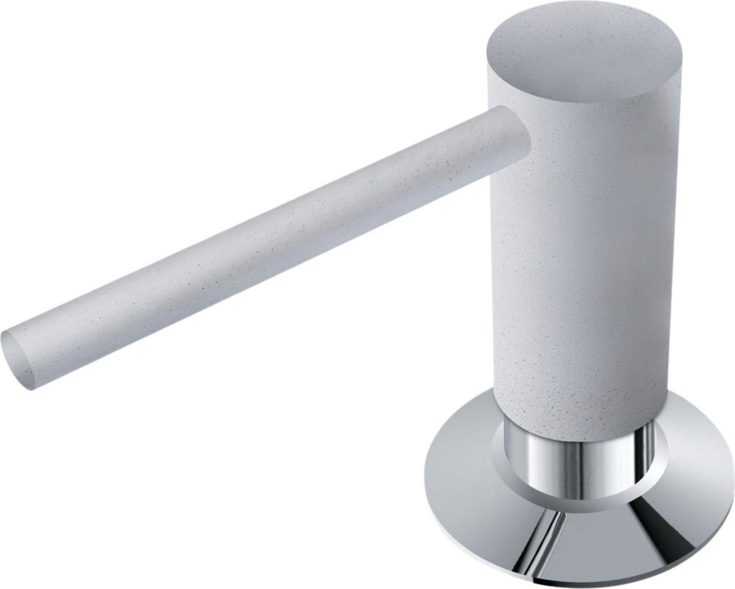 Maris Mrg 110-52 Granit Eviye-Active Plus Doccia 2.0 Armatür-Sıvı Sabunluk Üçlü Set Bianco