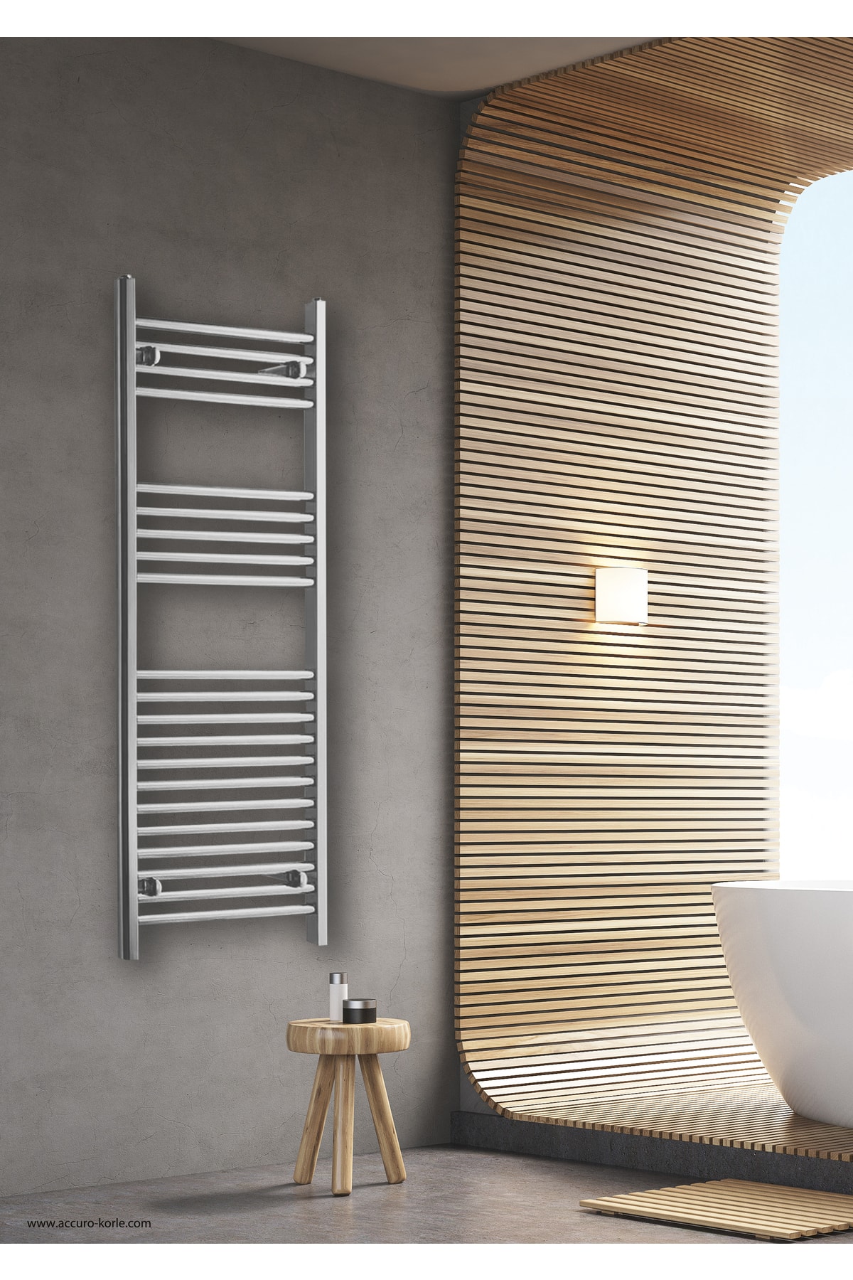 500×750 Krom 15 Borulu Banyo Havlupan