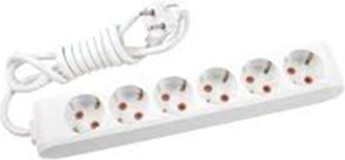 Multilet Altılı 5 Metre mt 6`lı Çocuk Korumalı Priz