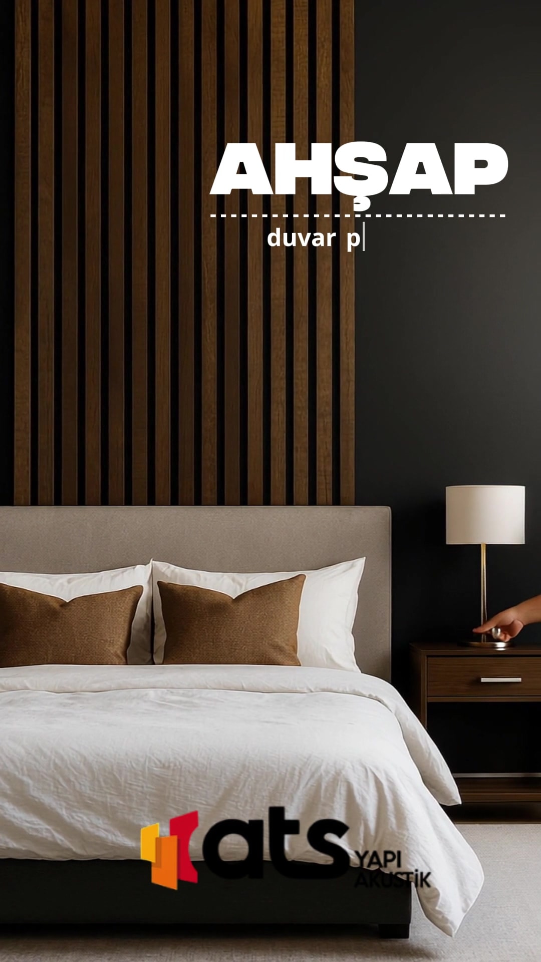 Mdf Ahşap Akustik Dekoratif Duvar Paneli 24x240 Cm - Teak