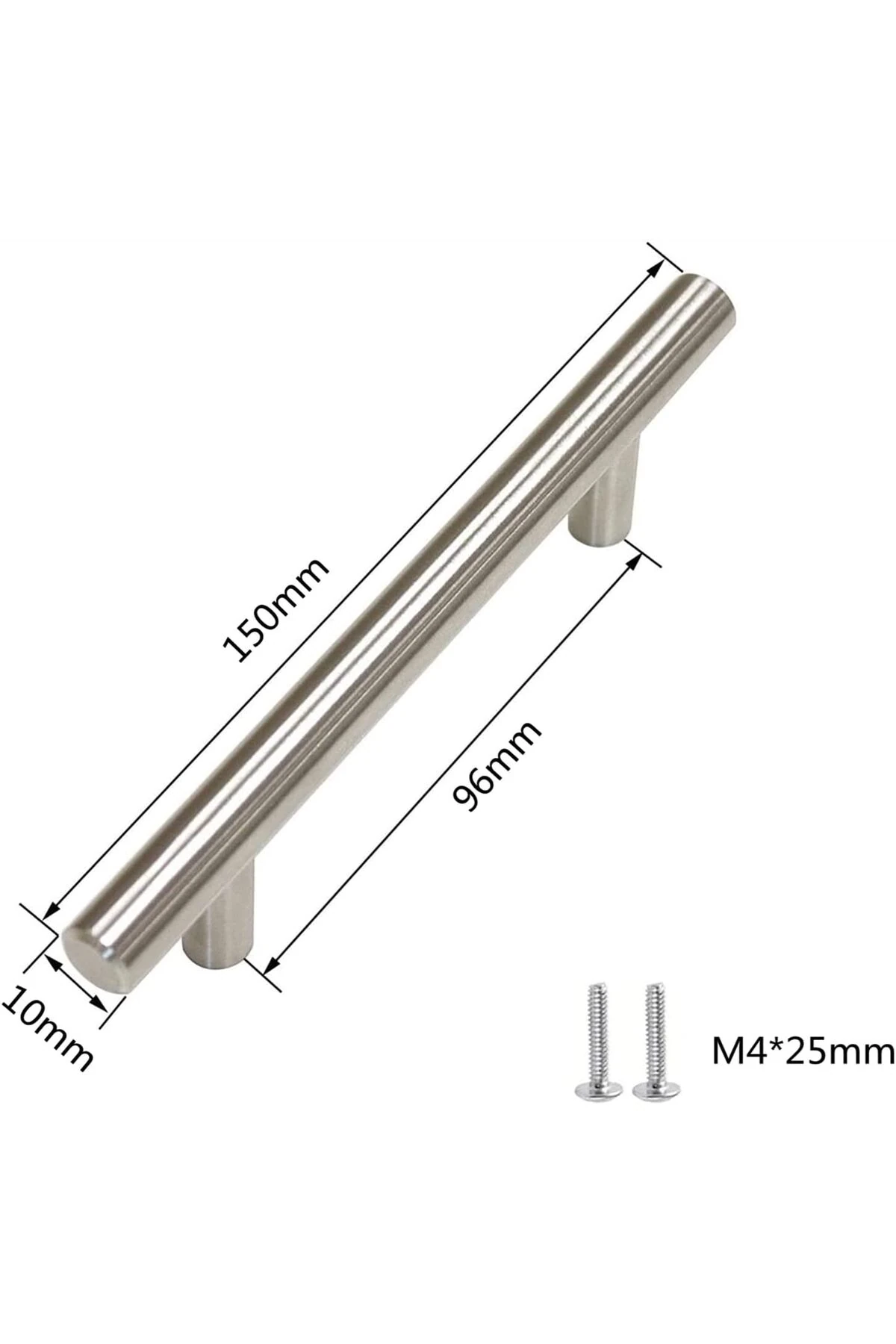 Paslanmaz İnox 160 mm Mobilya Kulbu