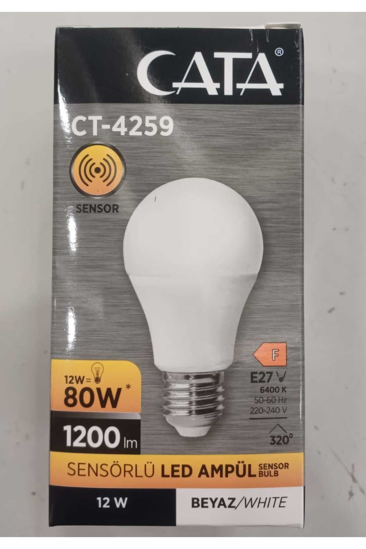 CT 4259 12W SENSÖRLÜ AMPUL BEYAZ