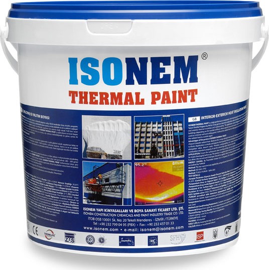 Thermal Paint İç ve Dış Cephe Isı Yalıtım Boyası 18 L