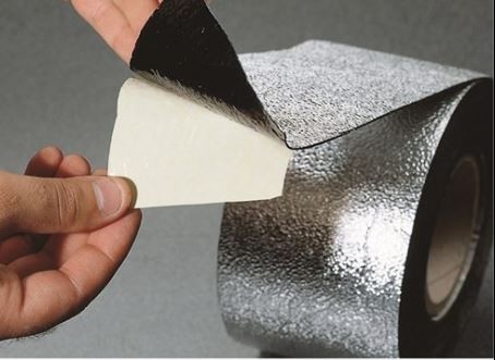 Bitümlü Oto Araç, Ses ve Su Yalıtım Bandı Alüminyum Folyo (10 Mt) 10 cm