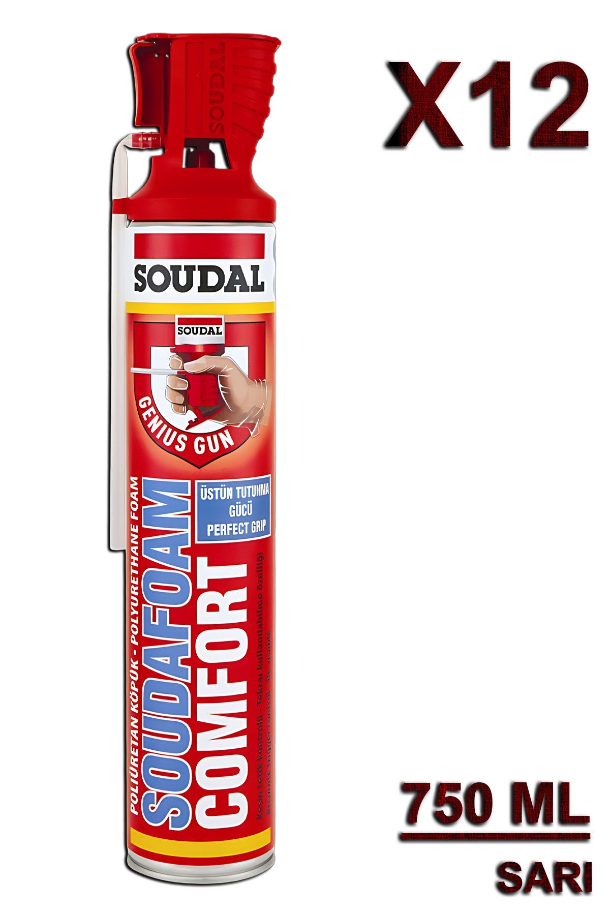 Soudafoam Comfort Köpük 750 ML (12 Adet)