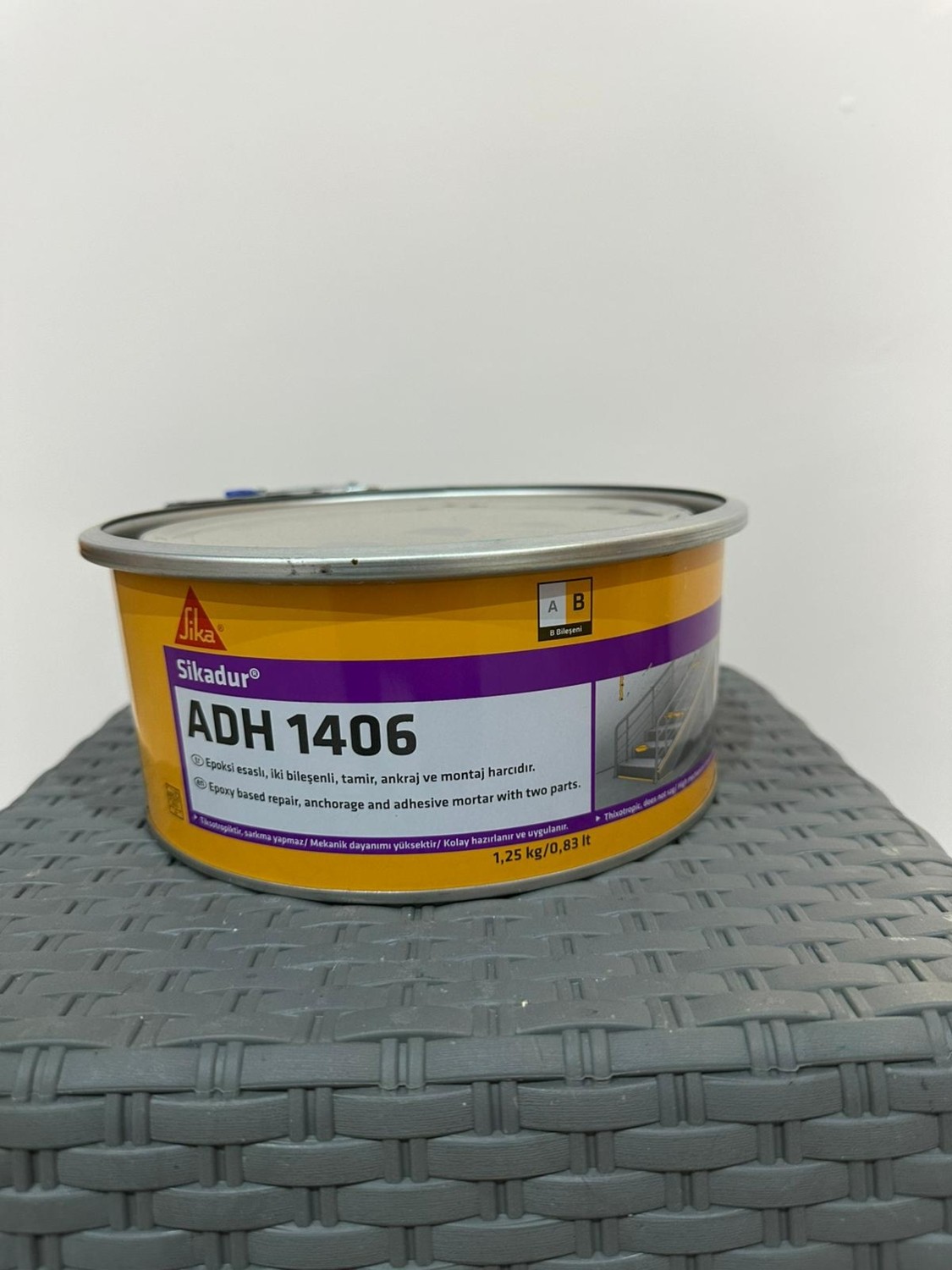 dur Adh 1406, Epoksi Esaslı, Iki Bileşenli, Tamir, Ankraj ve Montaj Harcı 5kg Set (3,75+1,25)