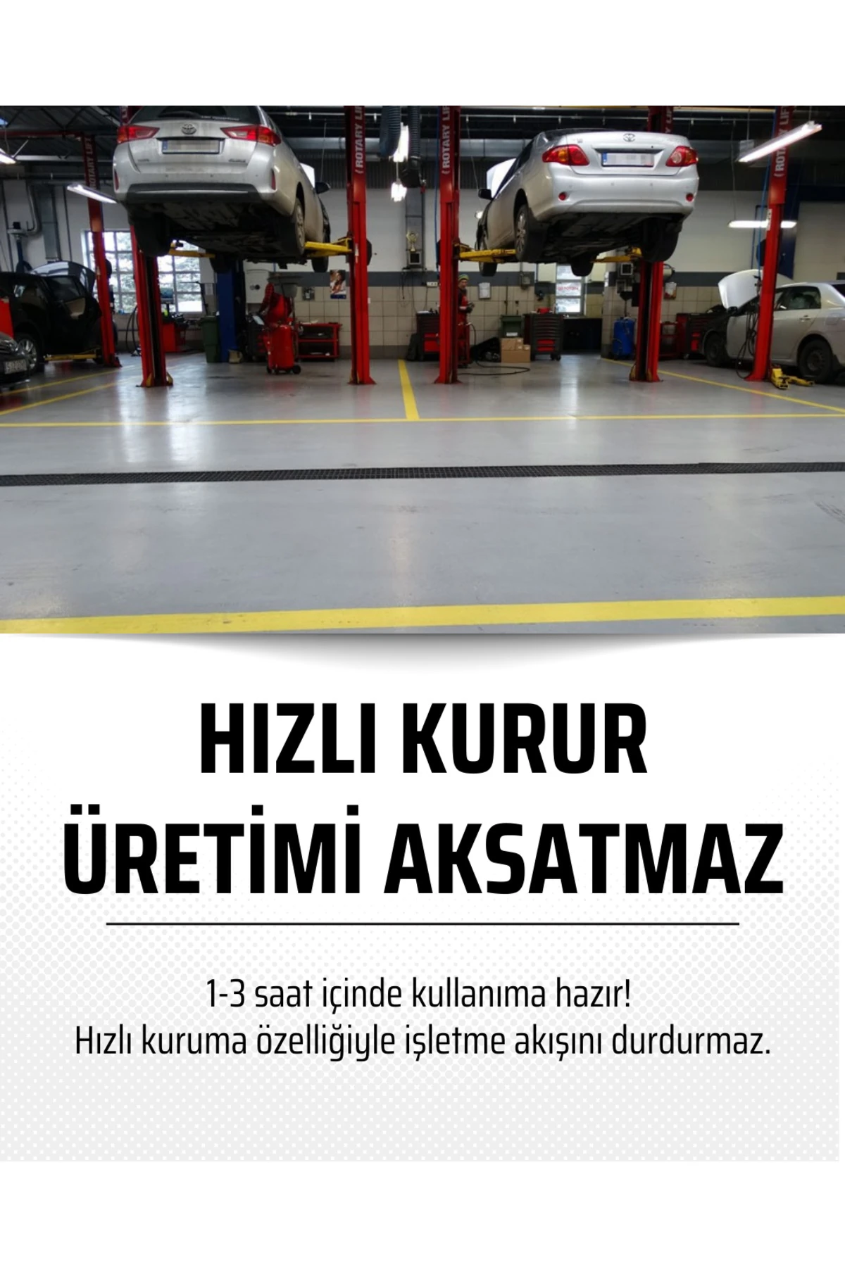 Zemin Boyası, Iç Dış Mekan Uygun, Yüksek Aşınma Direnci, Geniş Renk Seçeneği - Ral: 7035