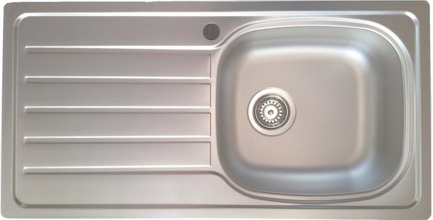 Tezgaha Sıfır Keten Dokulu K-T 86X43,5 Sol Evye