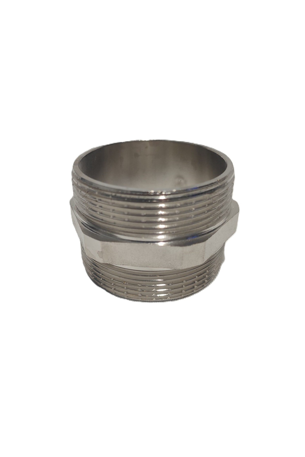 2'Li Paket 2" Sarı / Krom Dişli Nipel Dn50 - Chrome Nipple