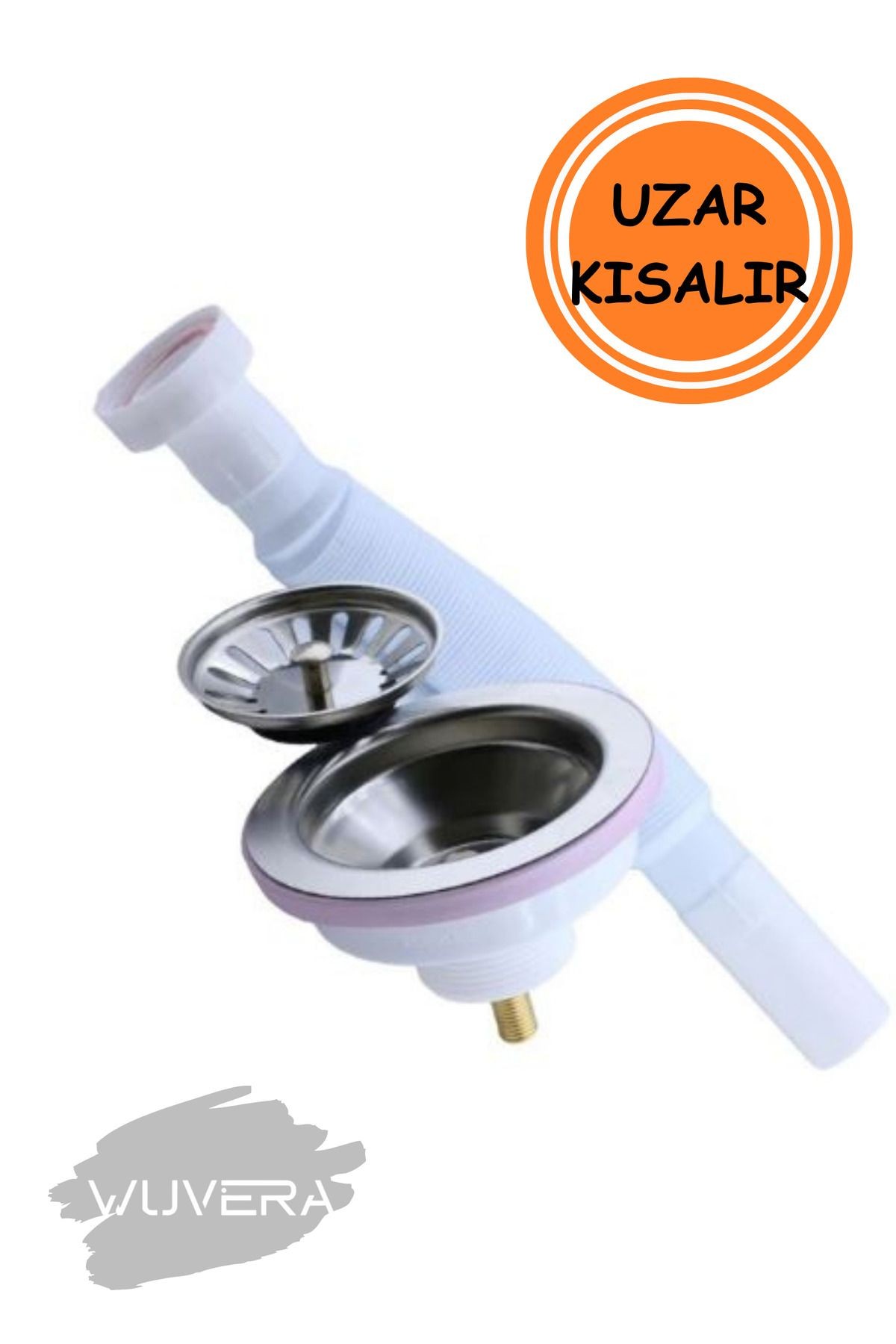 Çöpmak Lavabo Sifonu Geniş Ağızlı Lavabo Gider Borusu
