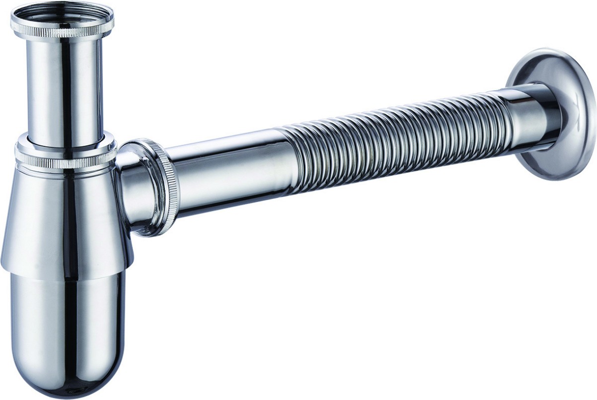 Lavabo Sifon 33CM Metal Körüklü