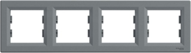 Schneider Asfora Çelik Dörtlü Çerçeve Yatay