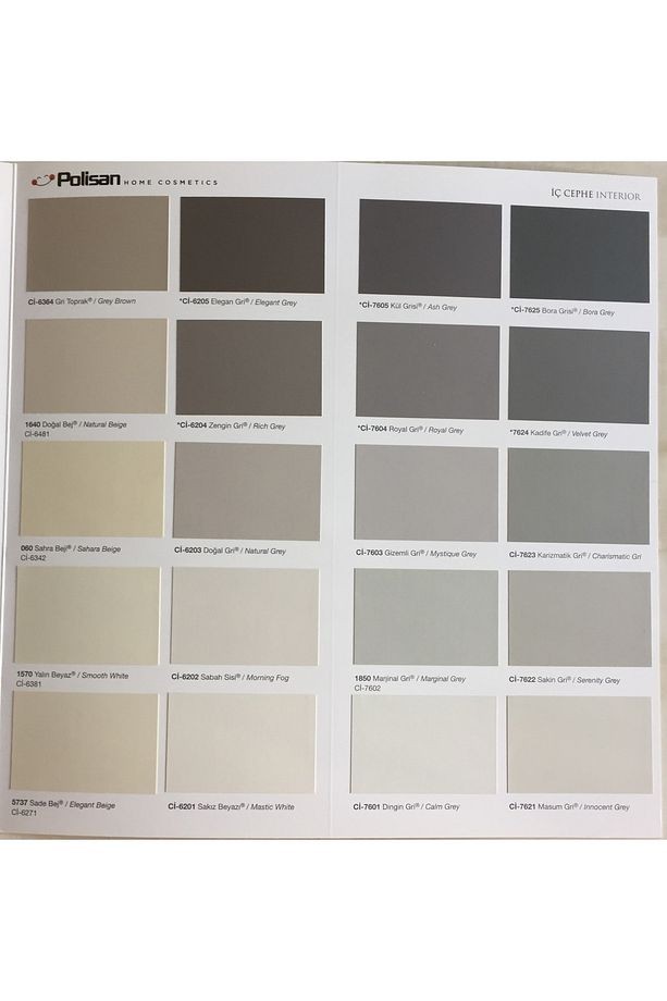 Popüler Plastik Mat Duvar Boyası 20 Kg Ci7551 Elegan Lila