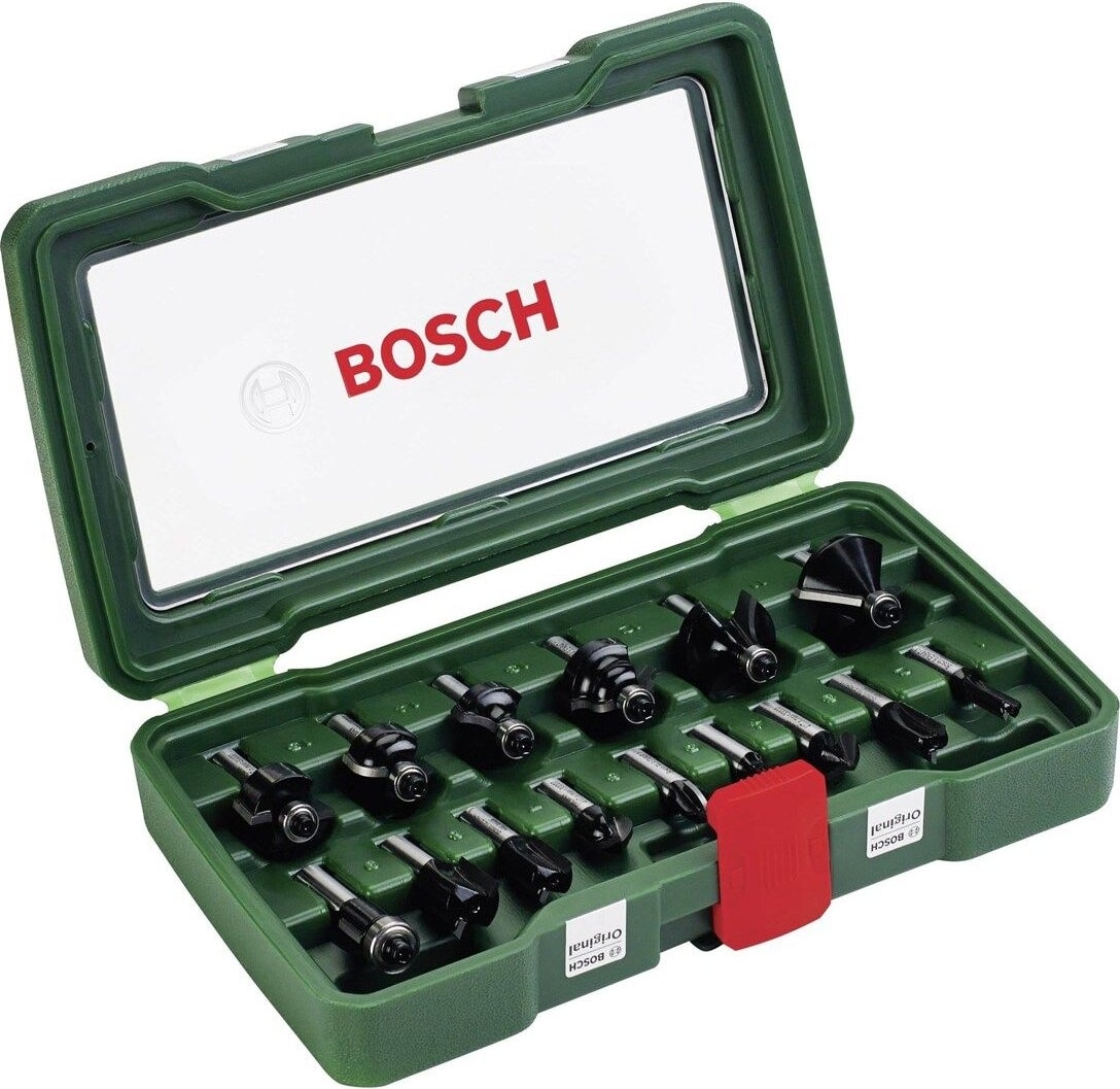 BOSCH Dıy 15 Parça 8 mm Şaftlı Freze Seti - 2607019469