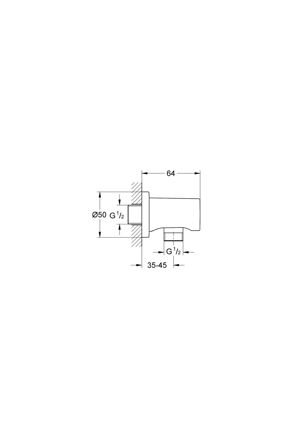 Rainshower® Su Çıkaış Dirseği - 27057A00