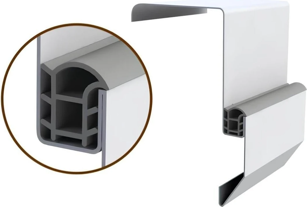 Çelik Kapı Kasa Fitili Contası, 6 Metre, Krem Renkli, Dayanıklı ve Şık Tasarım