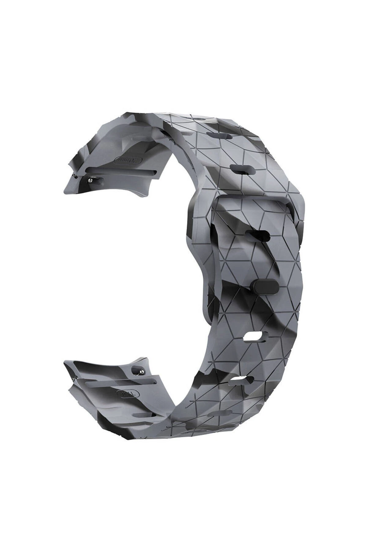 Samsung Galaxy Watch 4 Classic 42mm Kordon Kayış Prizma Desen Silikon KRD-116