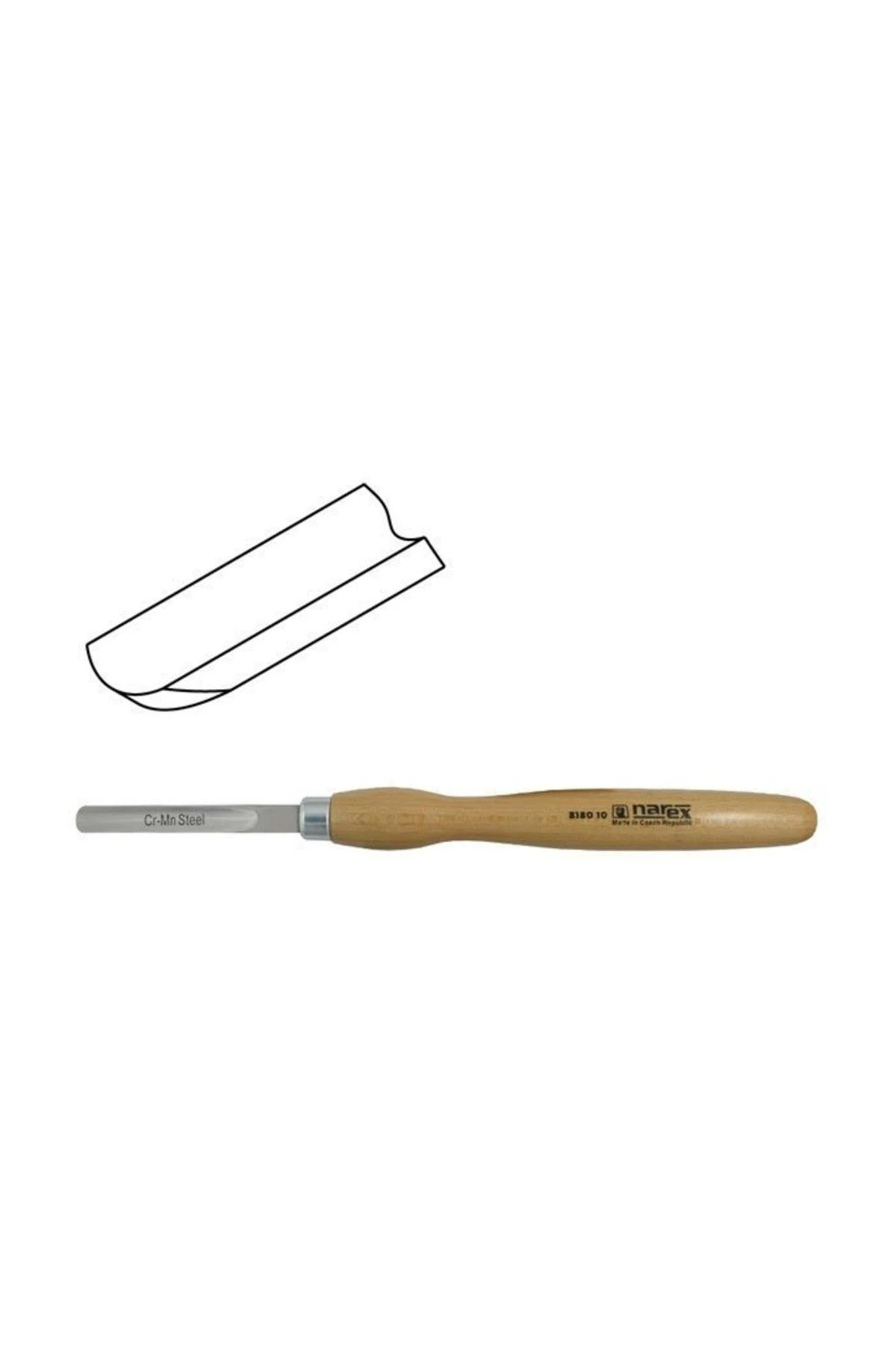 818010 Sığ Oyma Ağız Ahşap Torna Bıçağı 14x105 mm