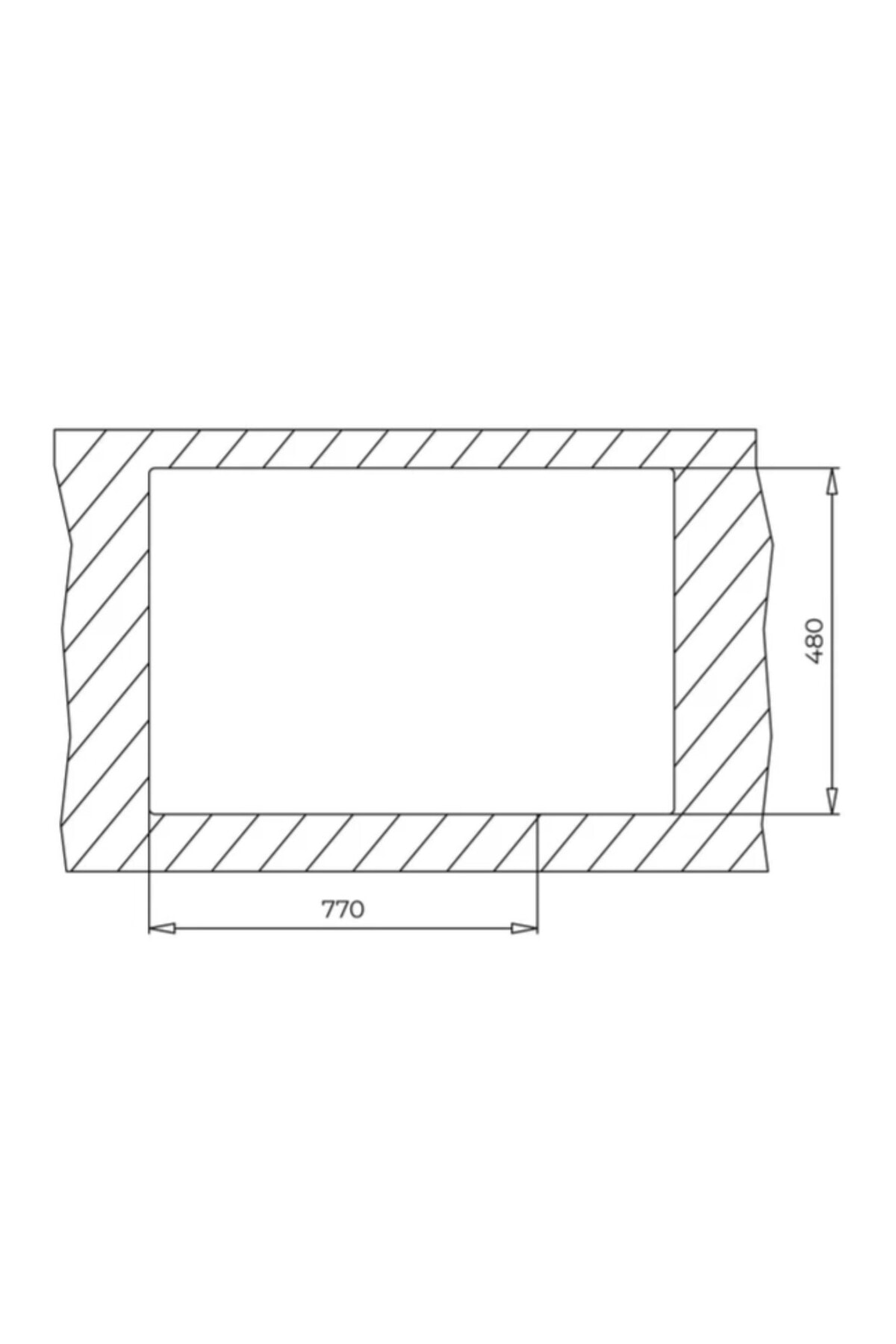 FORSQUARE 790 TEZGAH ÜSTÜ STONE GRİ GRANİT EVYE