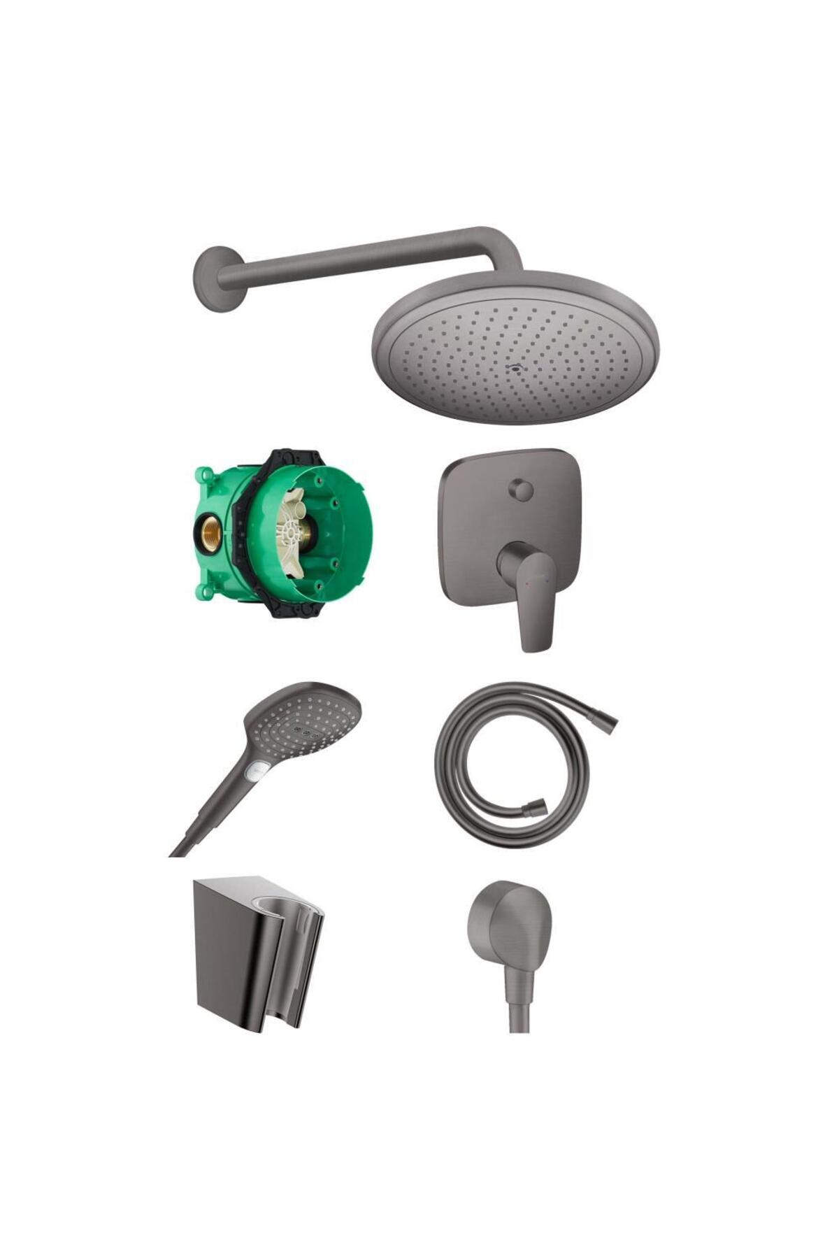 Talis E Ankastre Banyo Seti Mat Siyah Krom