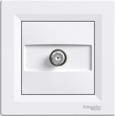 Asfora Beyaz Tekli Sat Prizi 1 Db