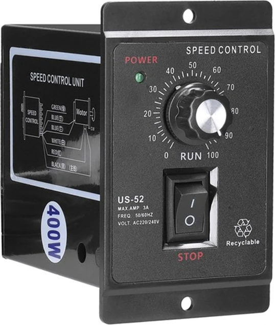 Humble 400W Motor Hız Kontrol Cihazı Ac 220V Motor Hız Regülatörü Kontrol Cihazı (Yurt Dışından)