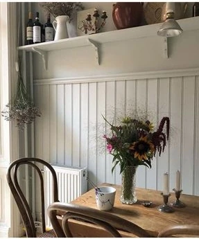 Maison Dekoratif Ahşap Duvar Paneli, 4mm Ham Mdf, Boyanabilir Duvar Çıtası (54 cm x 103 cm )