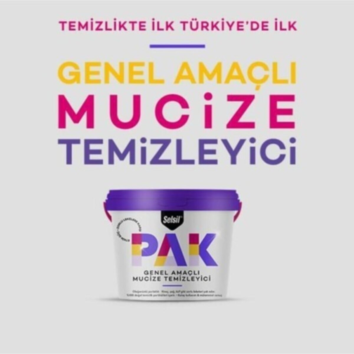 Pak Genel Amaçlı Temizleyici 500 gr --2 Li Paket