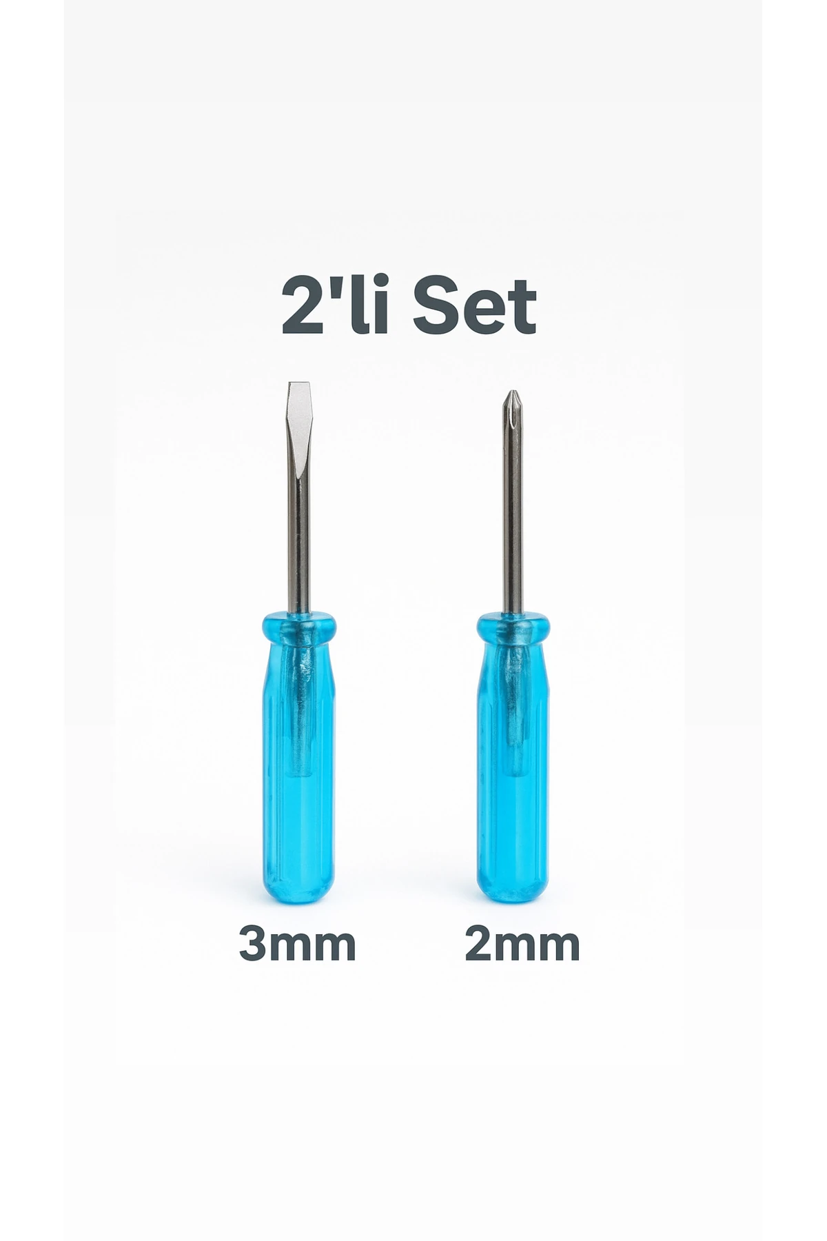 Saat Elektronik Telefon Oyuncak Tamiri Mini Yıldız - Düz Tornavida Seti 2’li