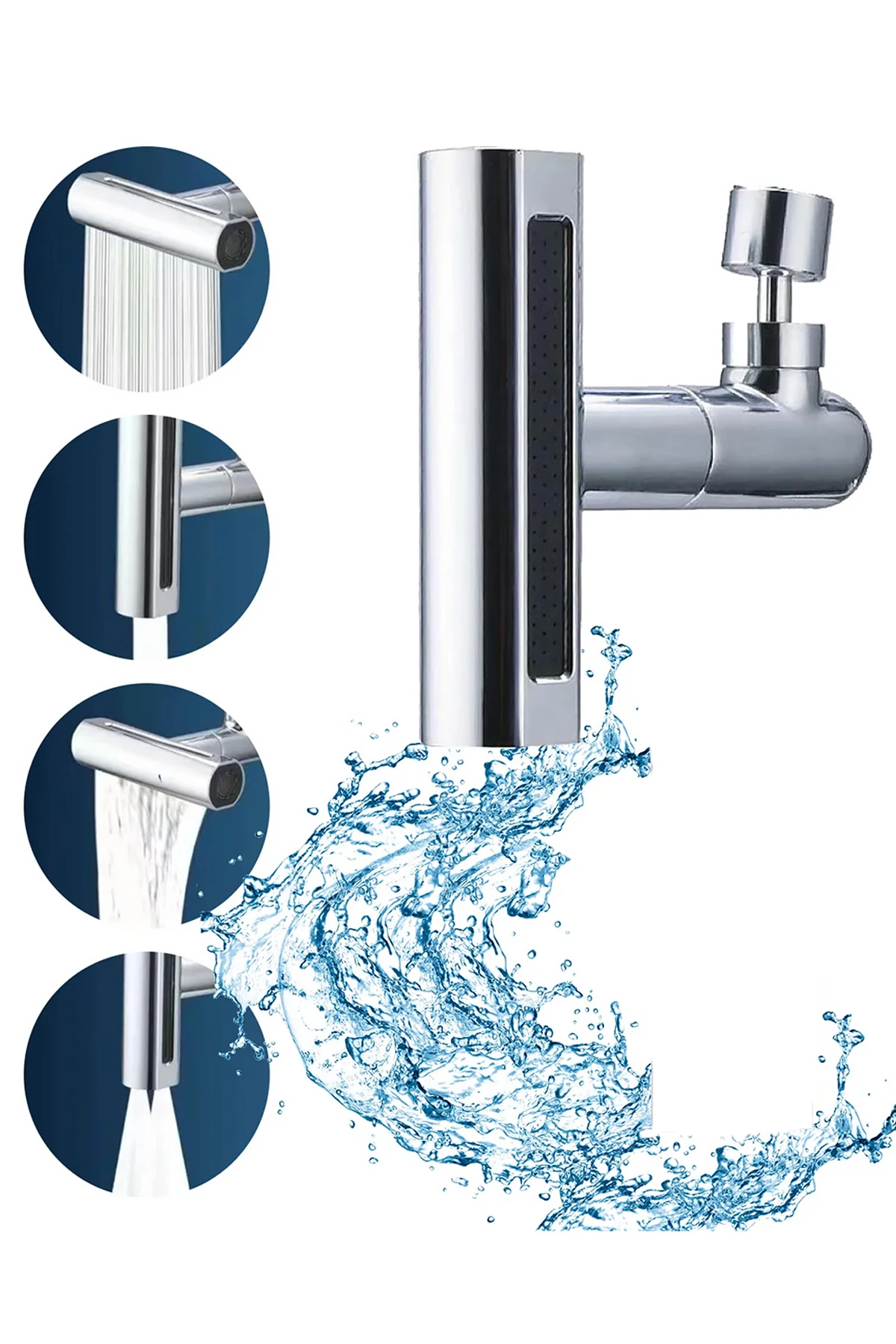 Akıllı Musluk Başlığı 4 Kademeli Ayarlanabilir Mutfak Armatür Lüx Lavabo Musluk Başlığı Yeni Nesil