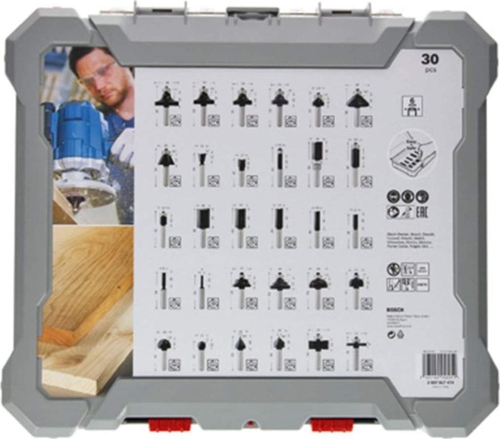 Freze Seti 30 Parça Karışık 6 mm (Pro) 2607017474