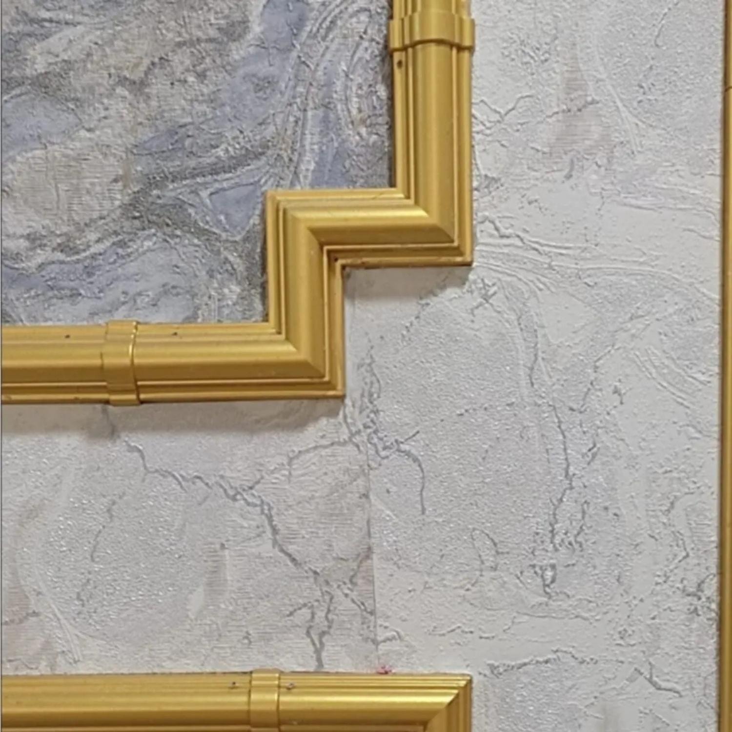 Boyanabilir Duvar Çıtası M Köşe Motif 4 Adet 2,5 cm GBM - B108 - 4