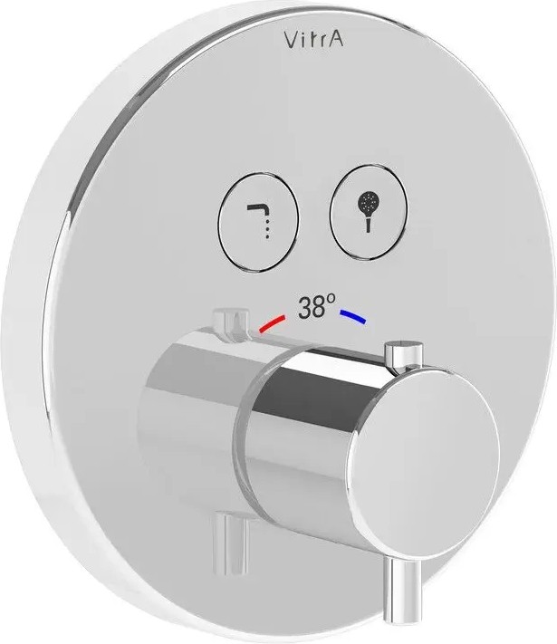Aquaheat A42718 Ankastre Termostatik Banyo Bataryası, Sıva Üstü Grubu, Krom