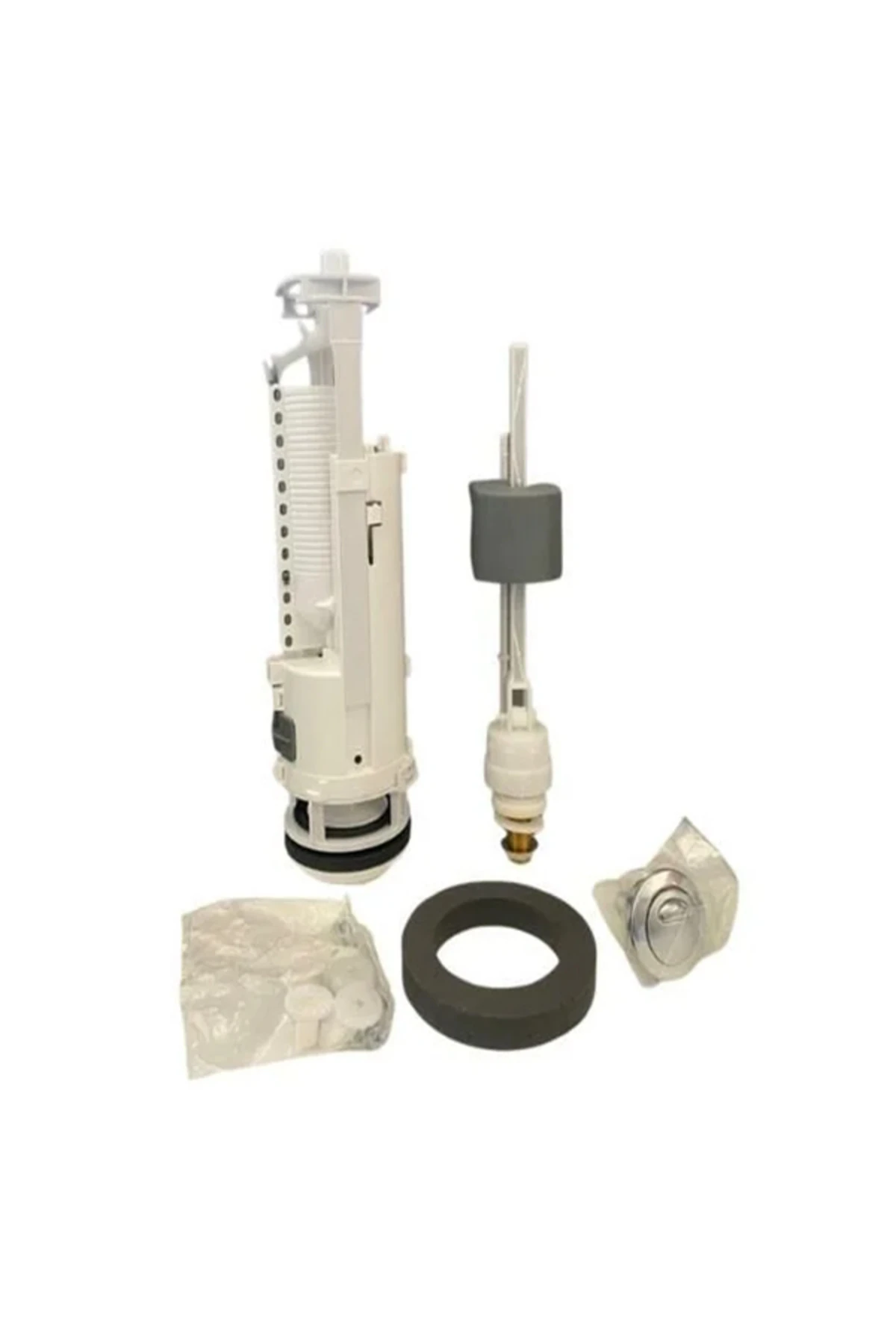 Çift Basmalı Rezervuar Klozet Iç Takım Seti Çift Kademeli Alttan Girişli 3/6 Lt