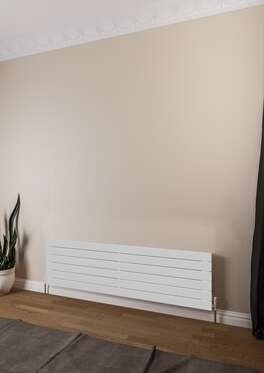 Teos Yatay Çelik Radyatör 1600X445 Pütürlü Beyaz (Ral 9016)