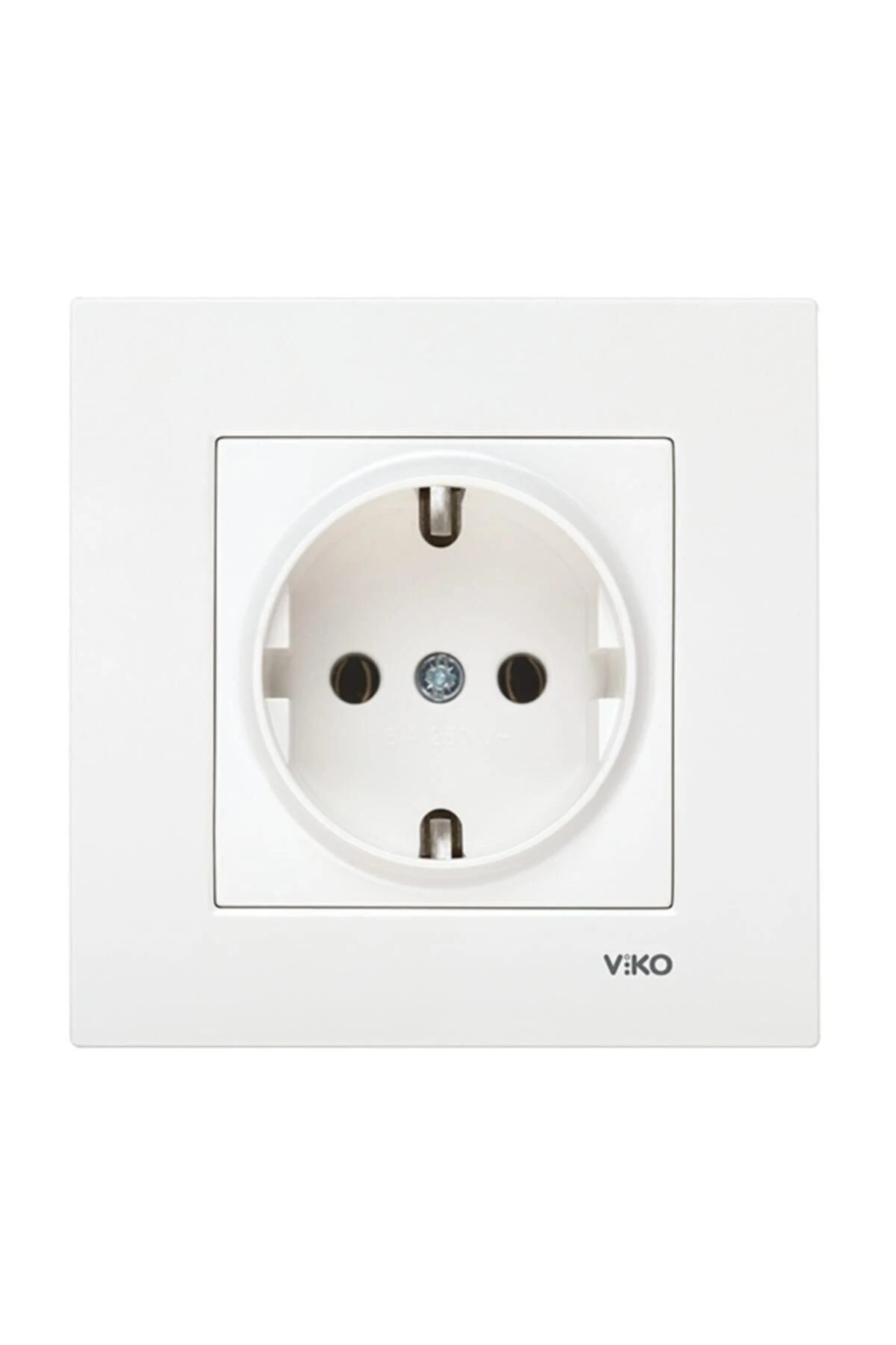 Viko Karre Topraklı Priz Krem Çerçeve Dahil