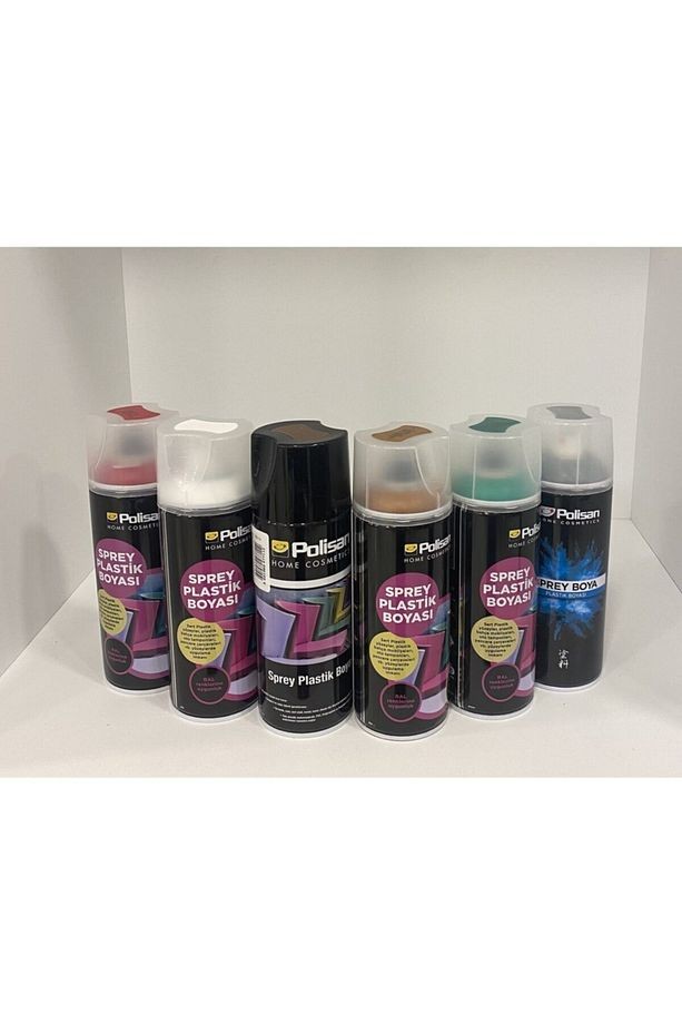 Mat Siyah Plastik Yüzey Sprey Boya 400 Ml