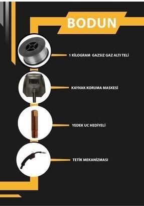 600 Amper Gazsız Gaz Altı Kaynak Makinesi